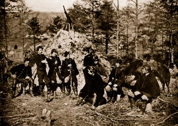 Officiers des 164e et 170e volontaires de New York, 1861-65